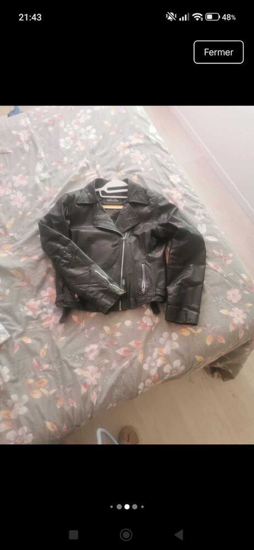 blouson cuir femme Vêtements