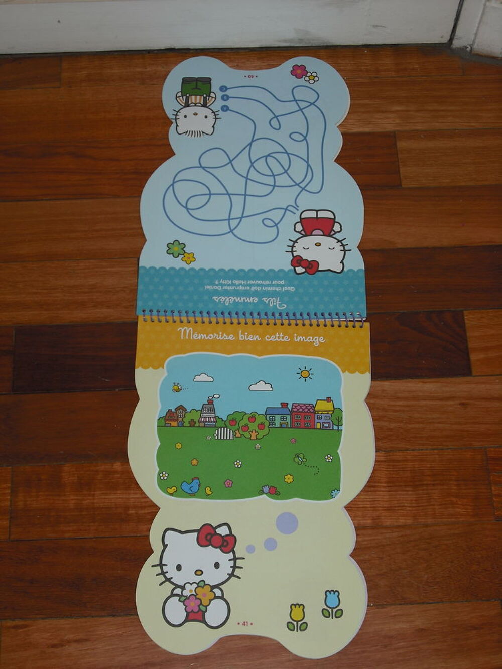 Grand cahier d'activit&eacute;s Hello Kitty &agrave; spirale (35cm/26cm) Jeux / jouets