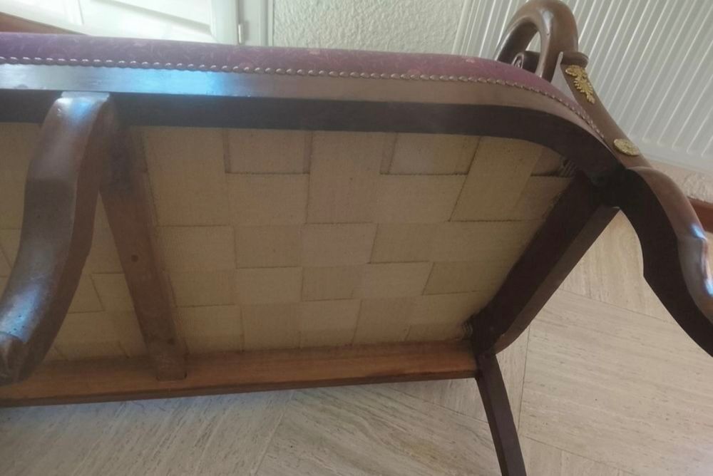Banquette Empire r&eacute;nov&eacute;e Meubles