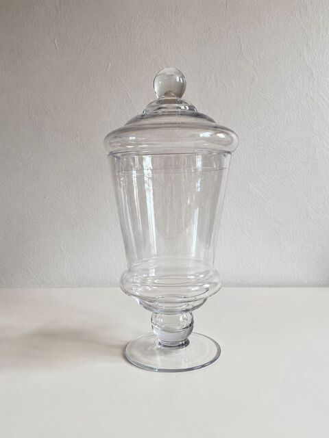 Bonbonnière en verre avec couvercle Gaillon (27)