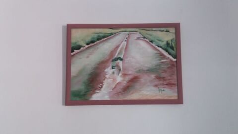 Tableau  Marais salant  originale sign�e 150 La Rochelle (17)
