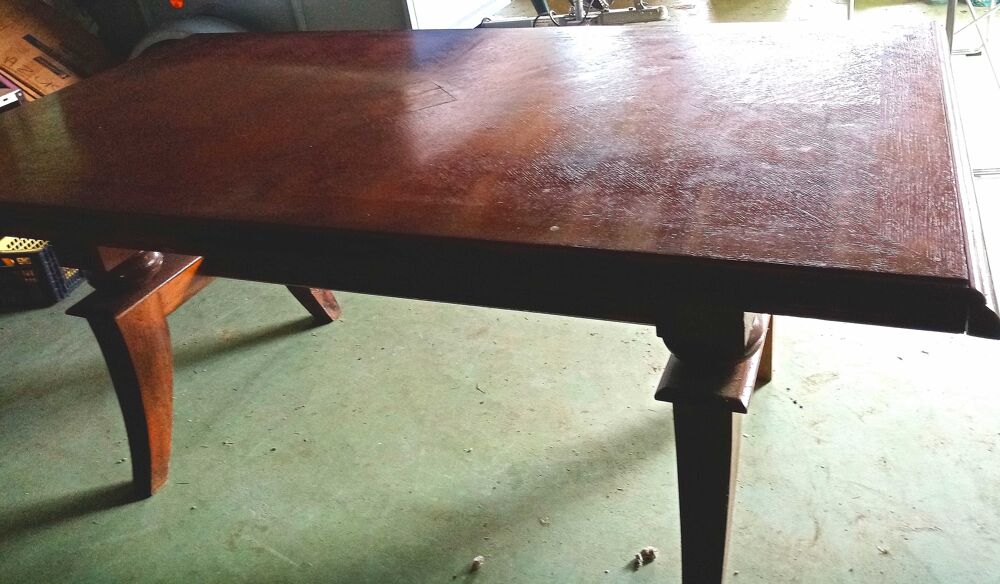Table rectangulaire en ch&ecirc;ne Meubles