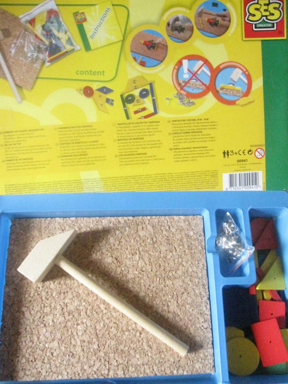 Jeu de marteau et clous tap tap SES Jeux / jouets