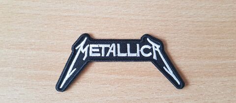 �cusson brod� logo metallica 
8,5x4 cm thermocollant 4 Carnon Plage (34)