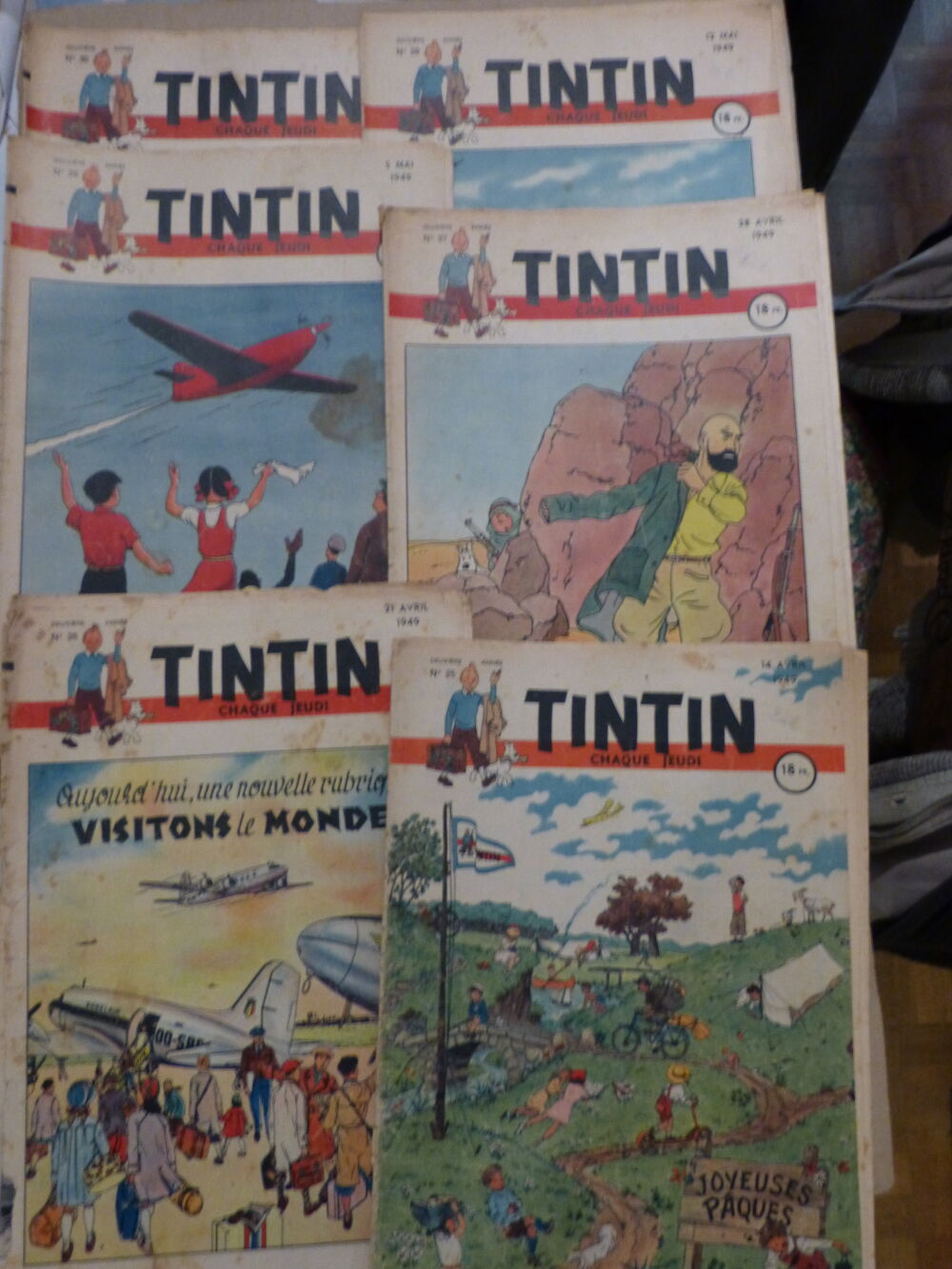 periodiques TINTIN ann&eacute;e 1949 Livres et BD