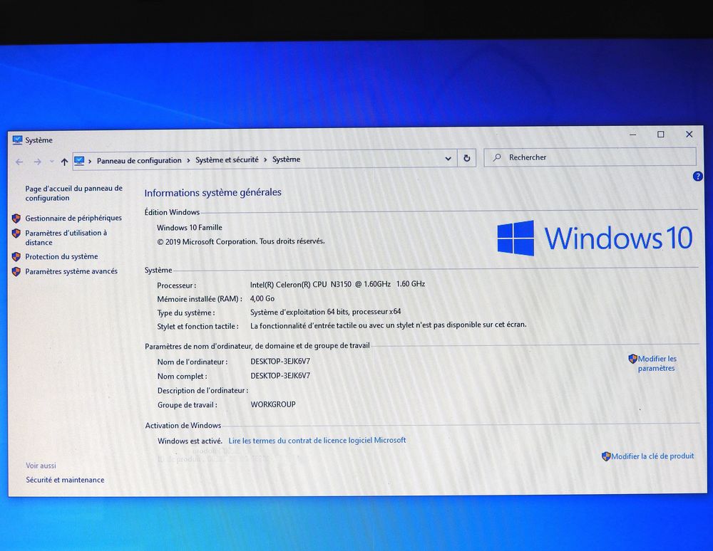 PC portable Matériel informatique