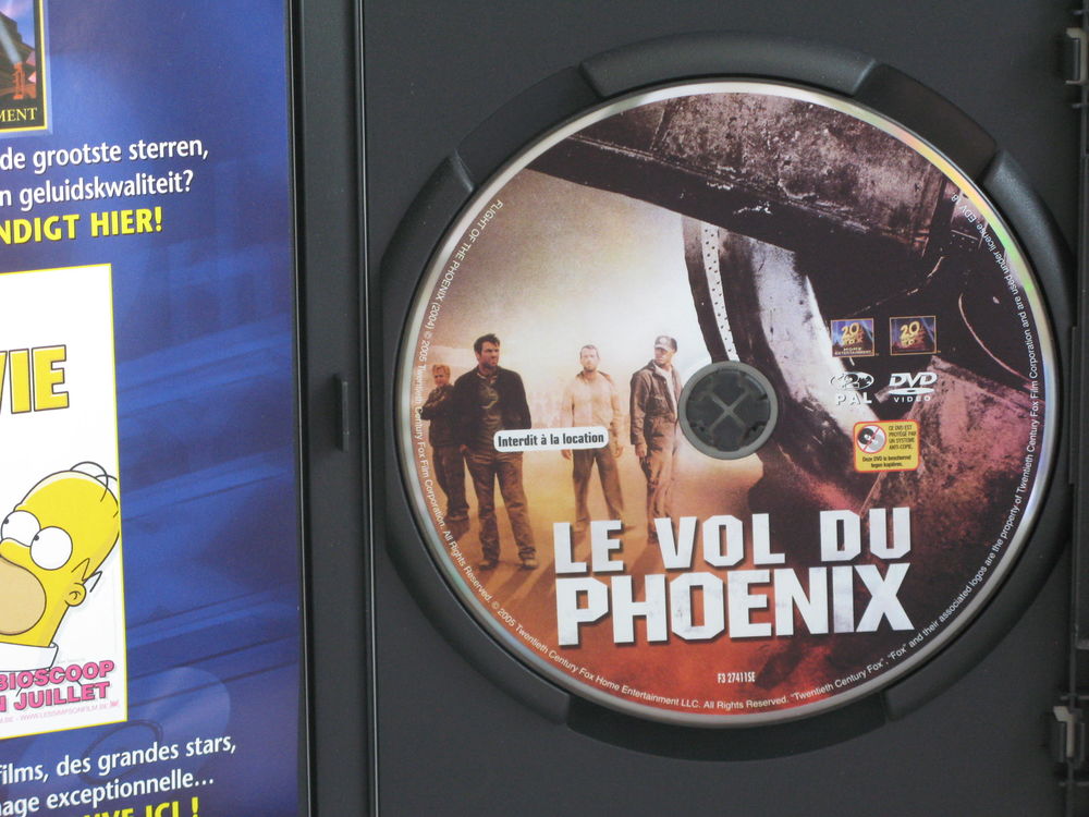 le vol du phoenix DVD et blu-ray