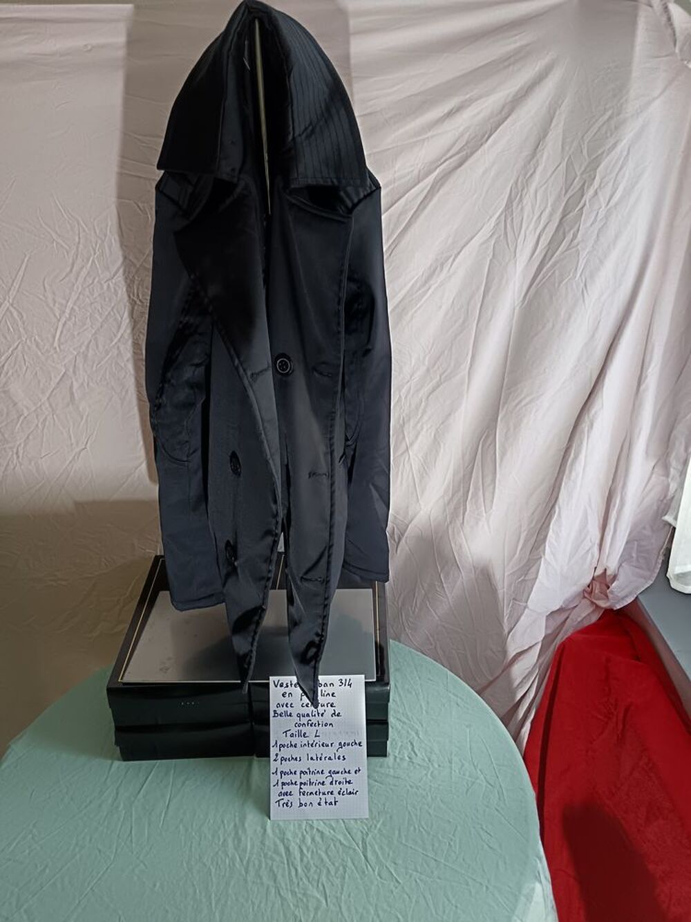 Veste caban en popeline Vêtements
