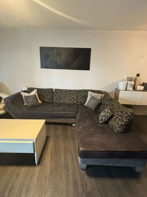 Canap d'angle droit en velours 270x220 200 Toulouse (31)