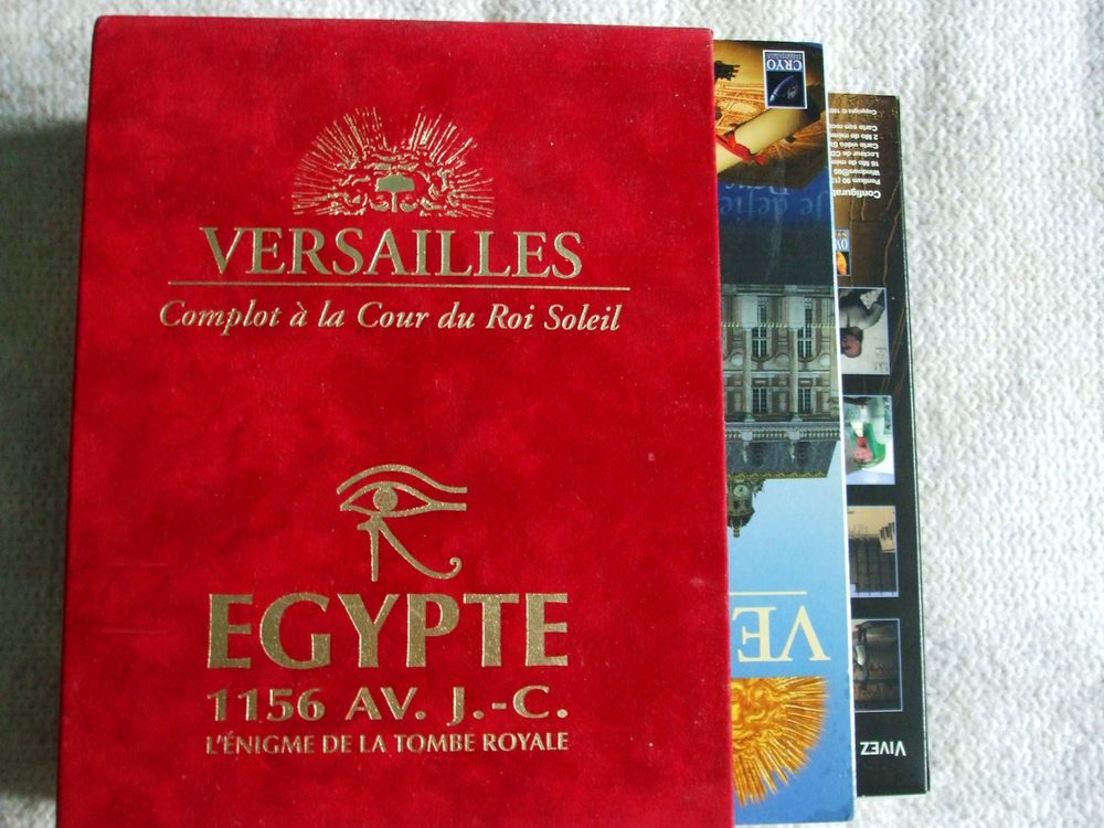 COFFRET jeux Egypte/Versailles pour pc Consoles et jeux vidos