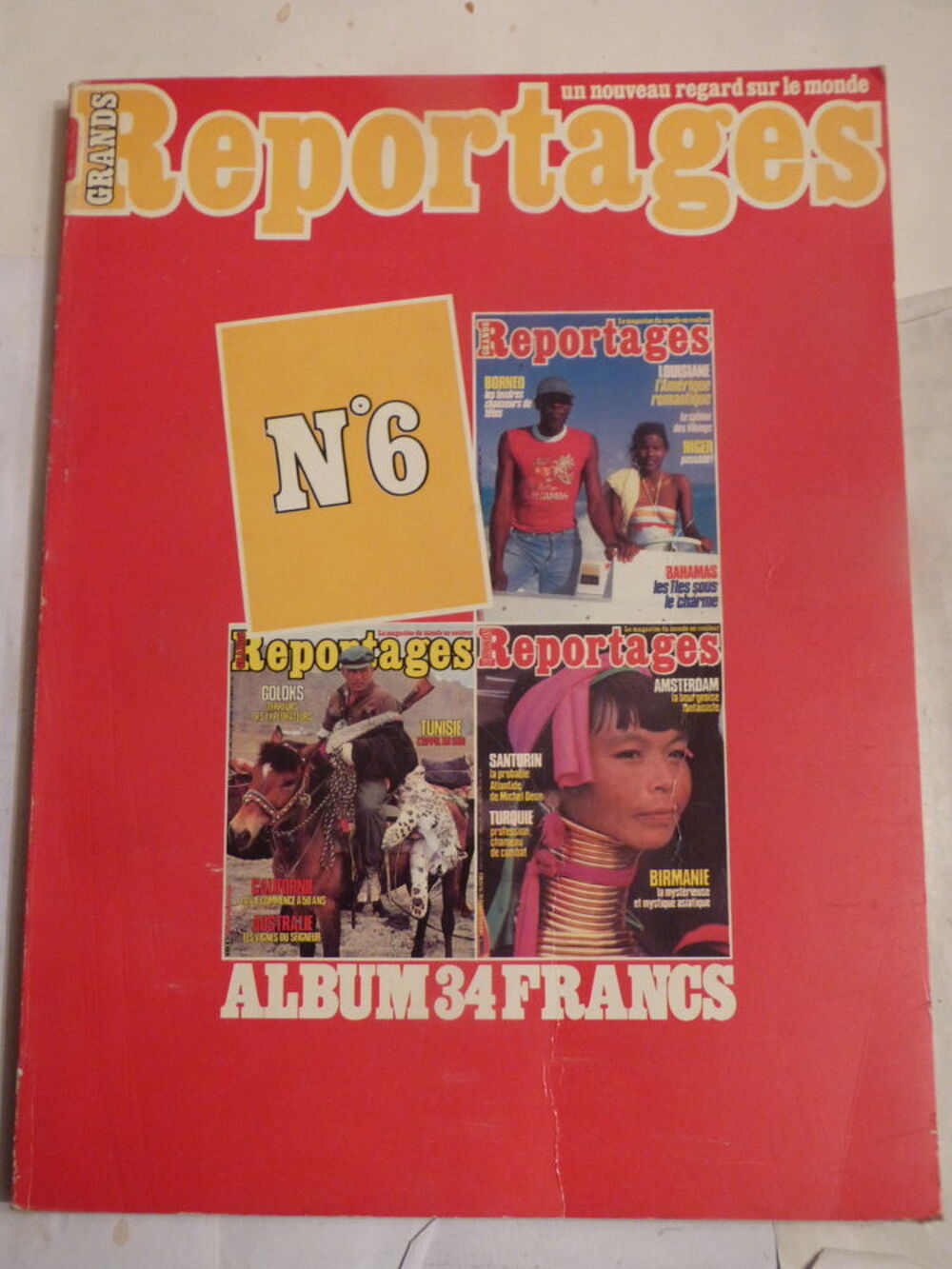 GRANDS REPORTAGES album N&deg; 6 Livres et BD