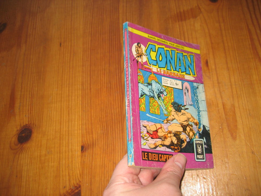 CONAN LE BARBARE 2 comics pocket marvel aredit 1978 Livres et BD
