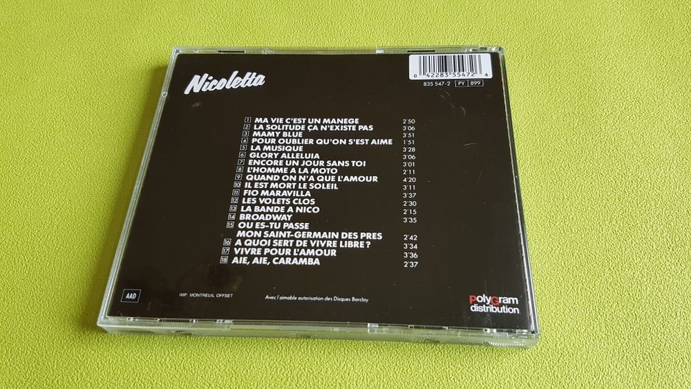 NICOLETTA CD et vinyles