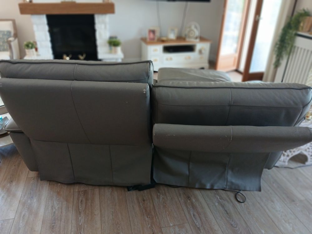 CANAP&Eacute; CUIR RELAX &Eacute;LECTRIQUE Meubles