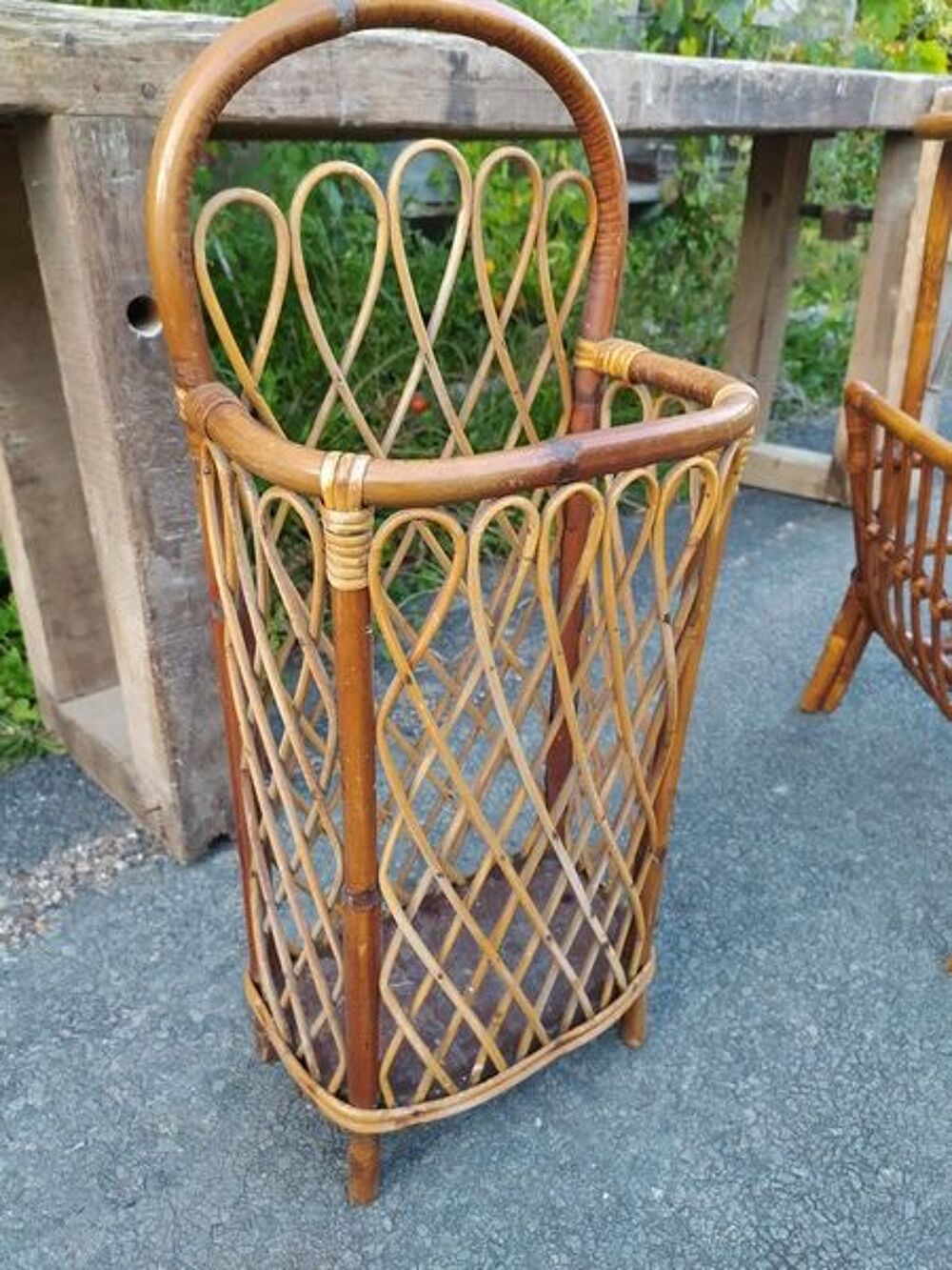 Porte Parapluie Rotin Vintage Meubles