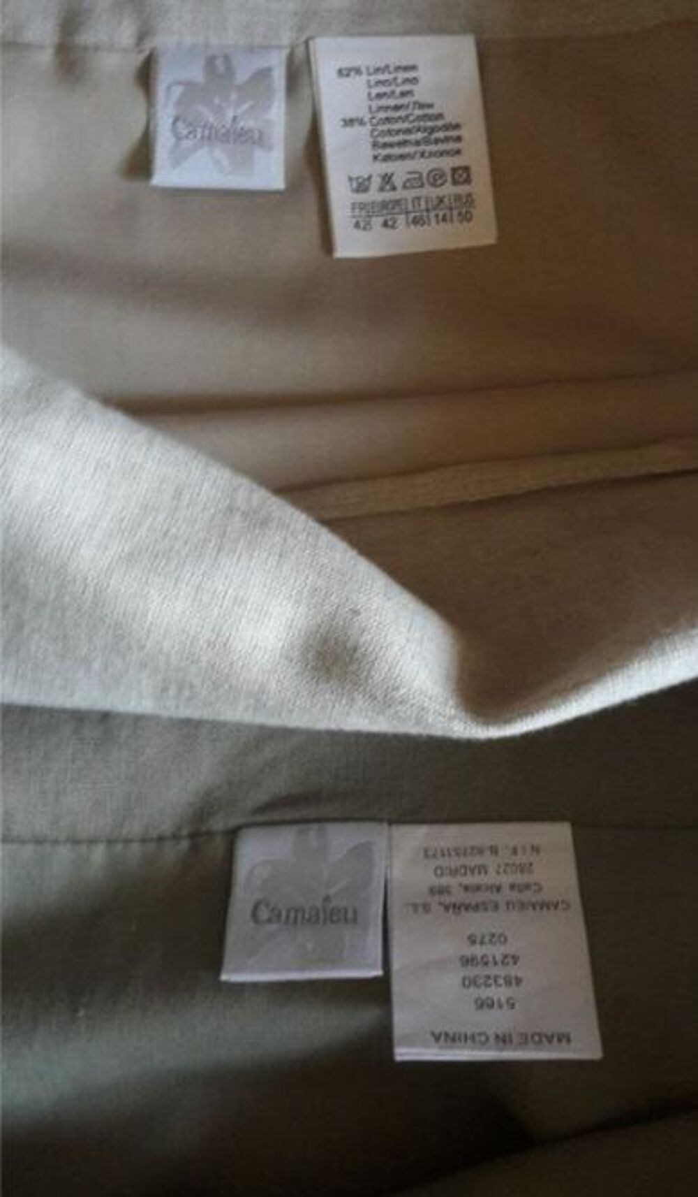 Lot 2 jupes unicolore Vtements