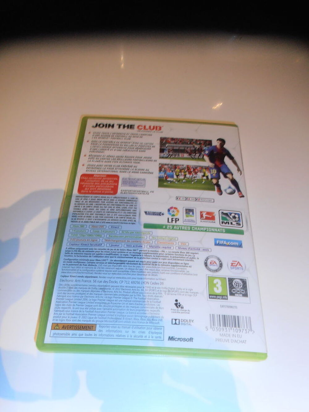Jeu XBOX 360 - Fifa 13 (26) Consoles et jeux vidéos