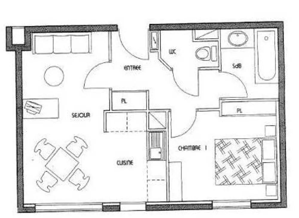 Vente Appartement PARIS 17° 2 Pièces immeuble récent Notaire inclus Paris 17