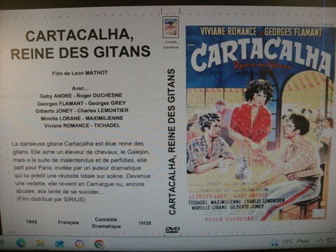Rare film :   Cartacalha , reine des gitans   40 Saint-M�dard-en-Jalles (33)