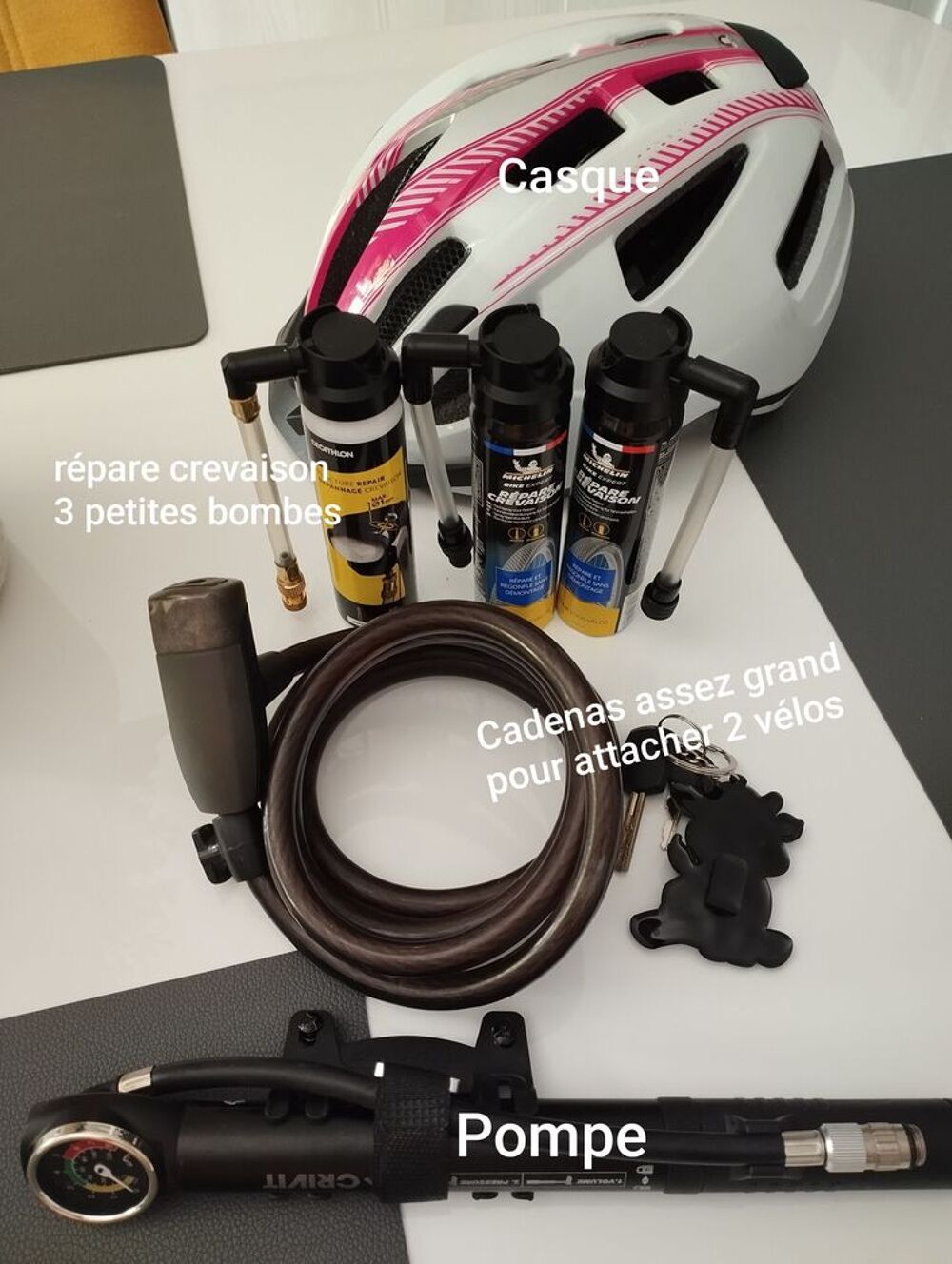 V&eacute;lo femme tous chemins avec b&eacute;quille Sports