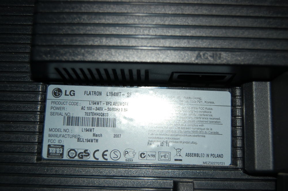 Ecran LG pour ordinateur Matériel informatique