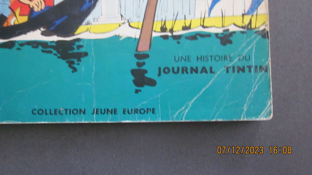BD SPAGHETTI A VENISE DE DINO ATTANASIO DE 1965 TINTIN 
Livres et BD