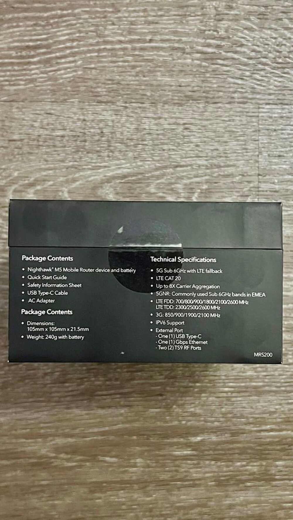 Routeur mobile - Netgear Nighthawk M5 (MR5200) - 5G - Wifi 6 Matériel informatique