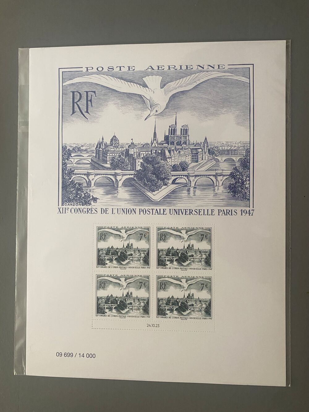  Affiche neuve sous blister union postale universelle.AFF96A 