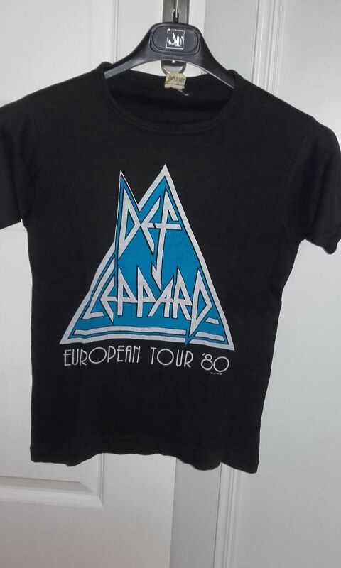T-Shirt : Def Leppard - European Tour '80 - Taille : M 150 Angers (49)