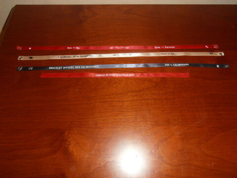 Lot de 4 bracelets tissu (28b) 4 Tours (37)
