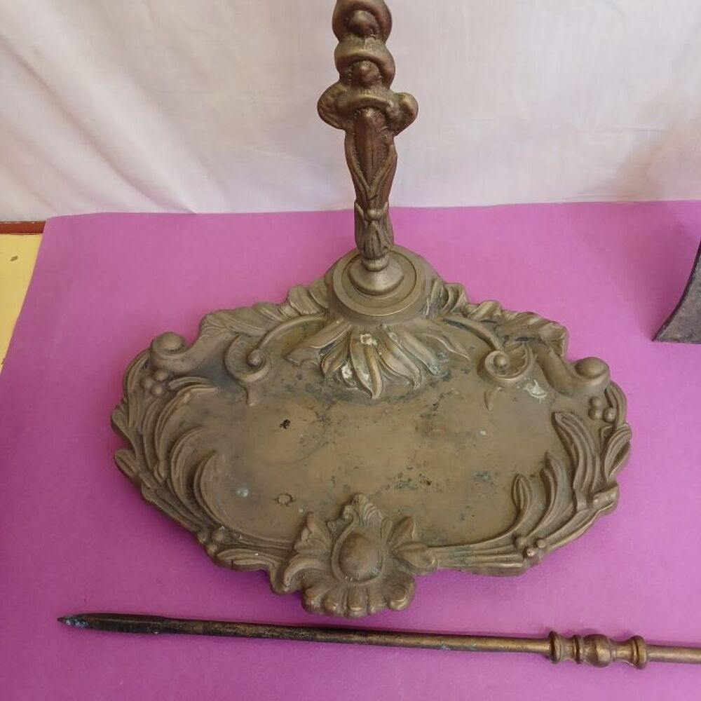 valet de chemin&eacute;e ancien 