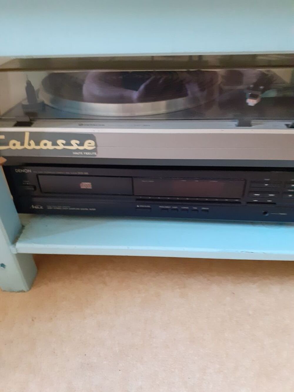  Mat&eacute;riel hifi ampli radio CD platine disques 2 cabasse Audio et hifi
