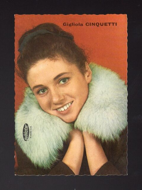 Carte Gigliola CINQUETTI - Publistar Marseille - petit forma 4 Argenteuil (95)
