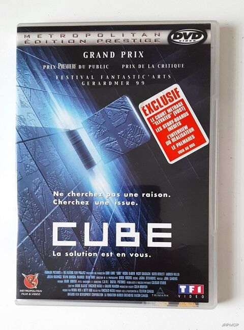 CUBE ? Grand prix festival Gérardmer 1xDVD 4 Fontenay-sous-Bois (94)