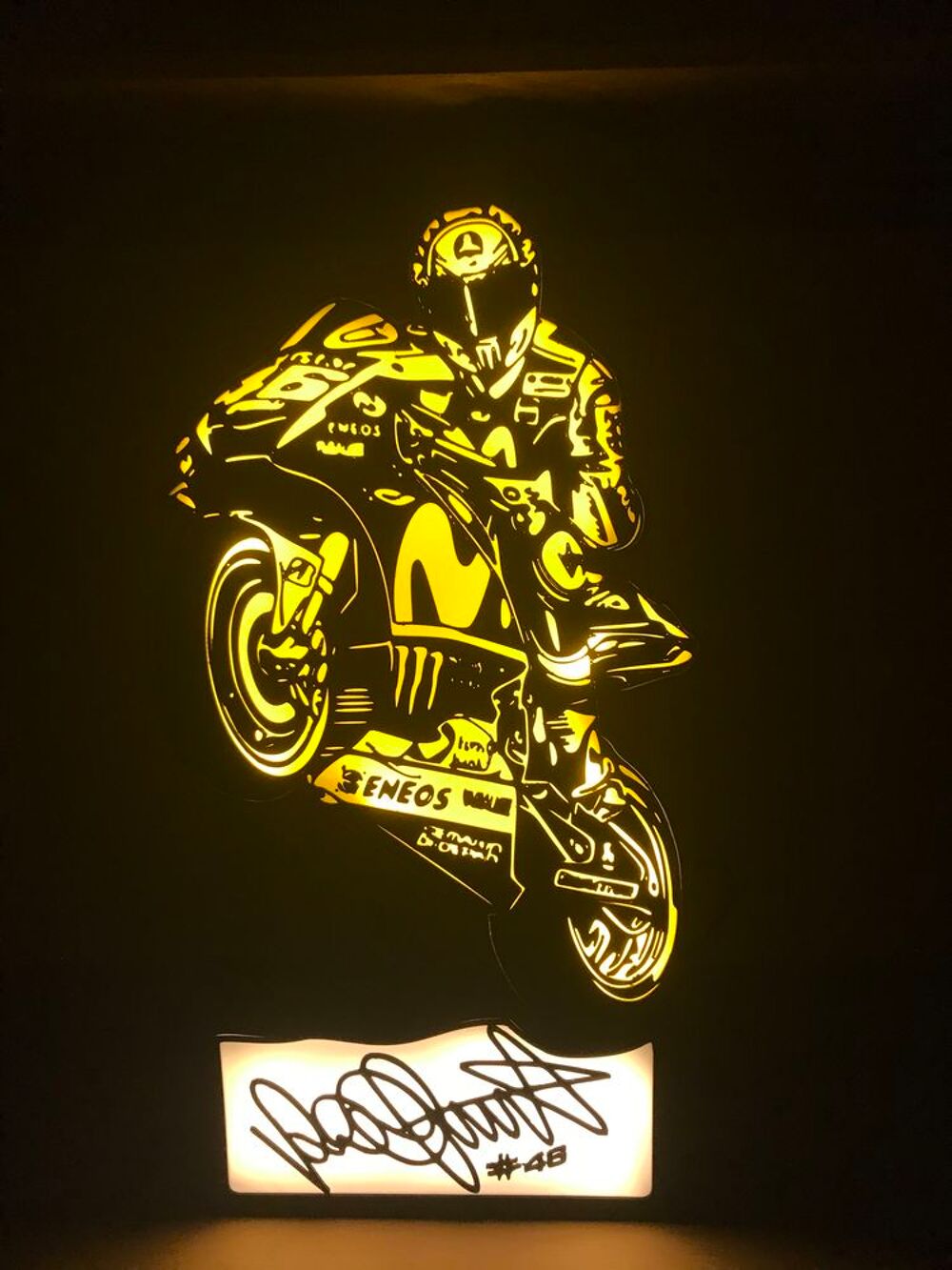Lampe VALENTINO ROSSI &eacute;clairage leds usb Décoration