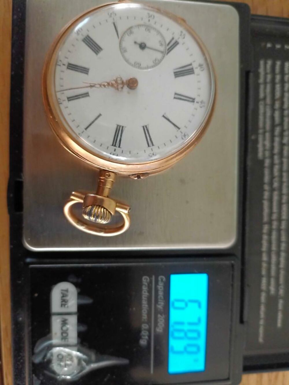 montre gousset en or 