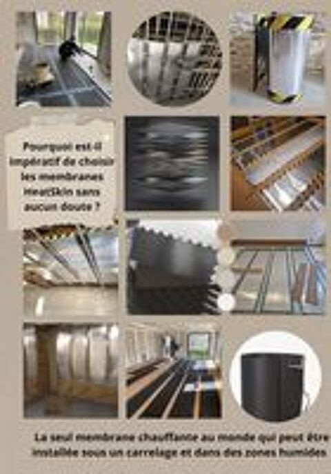   Chauffage rayonnant carbone par membrane HeatSkin 
