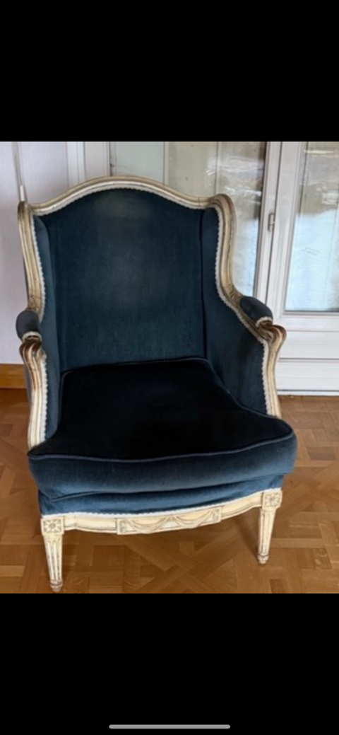 Paire de fauteuils anciens Louis XVI 650 Melun (77)