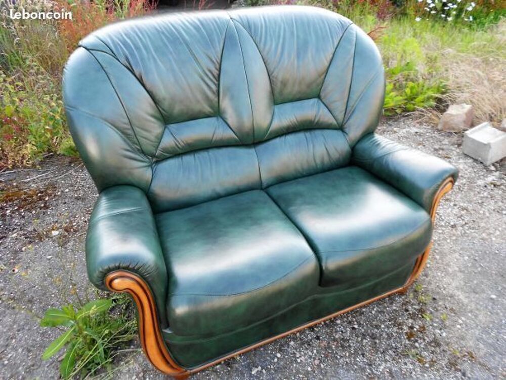 CANAPE CUIR 2 PLACES Meubles