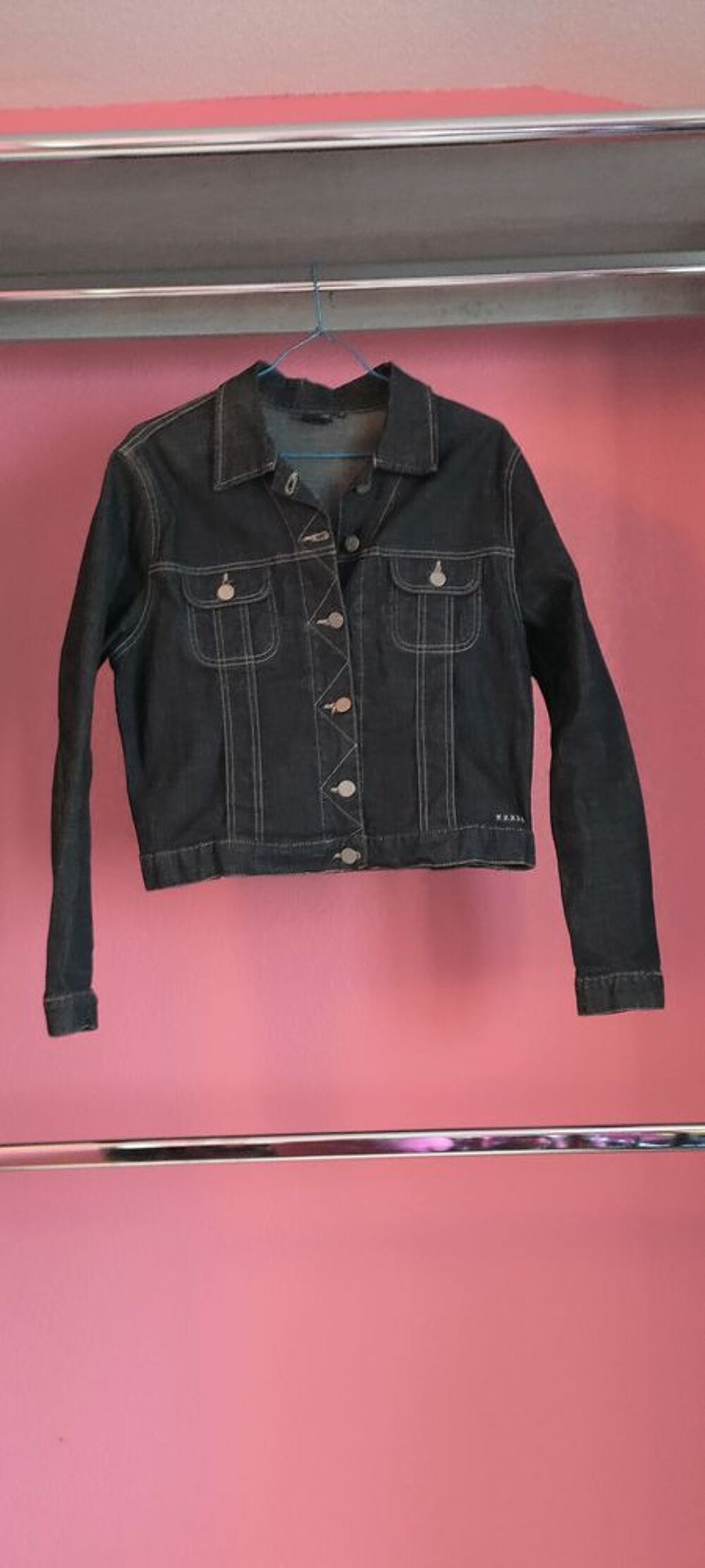Blouson jean, school tag Vêtements