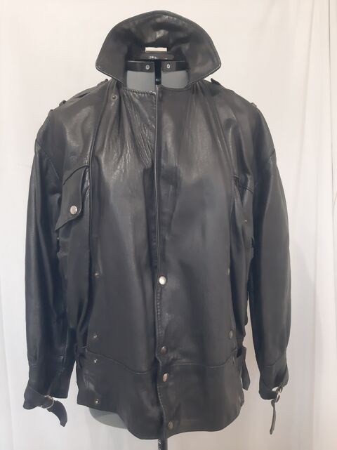 Blouson cuir noir mixte 10 Toulouse (31)