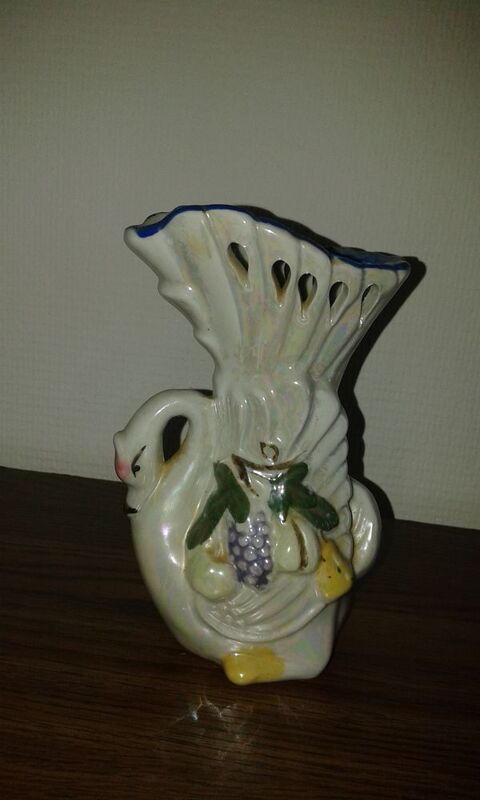 Vase vintage dcor cygne 16 Toulouse (31)
