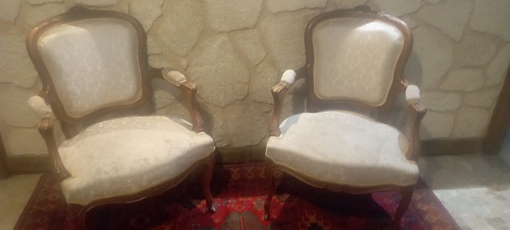 Salon magnifique louis XVI avec 4 fauteuils Meubles