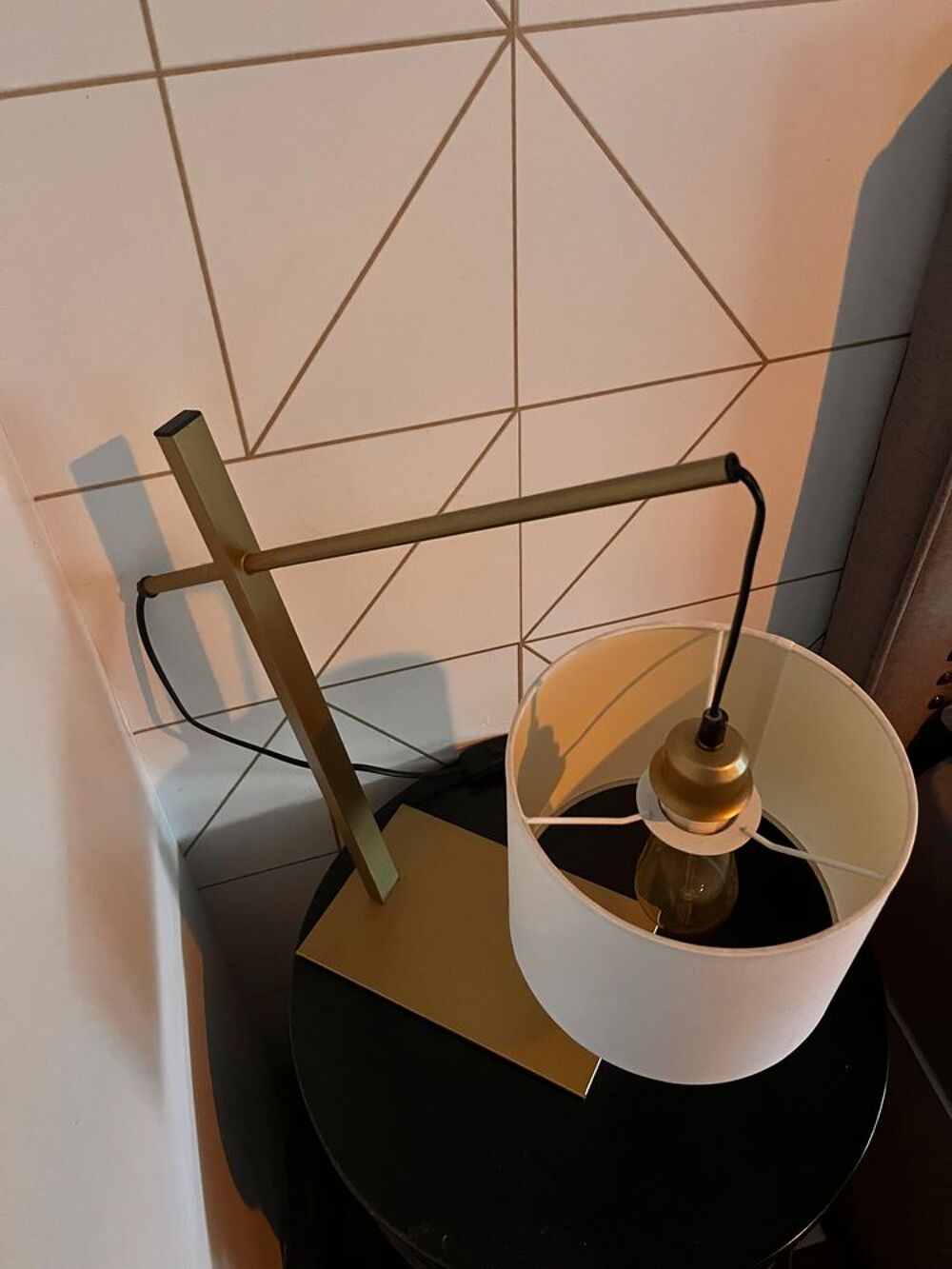2 lampes chevets &agrave; poser design Décoration