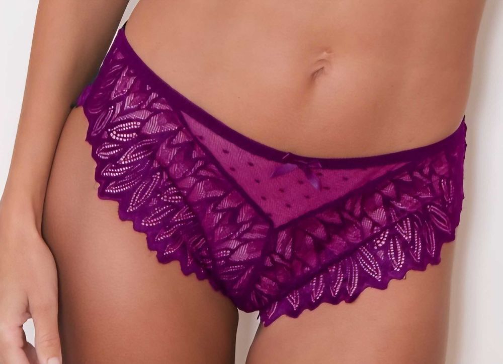 Tr&egrave;s joli Shorty violet fonc&eacute;. Taille XXL Vêtements