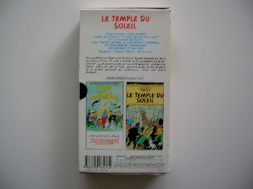 VHS TINTIN et le Temple du Soleil DVD et blu-ray