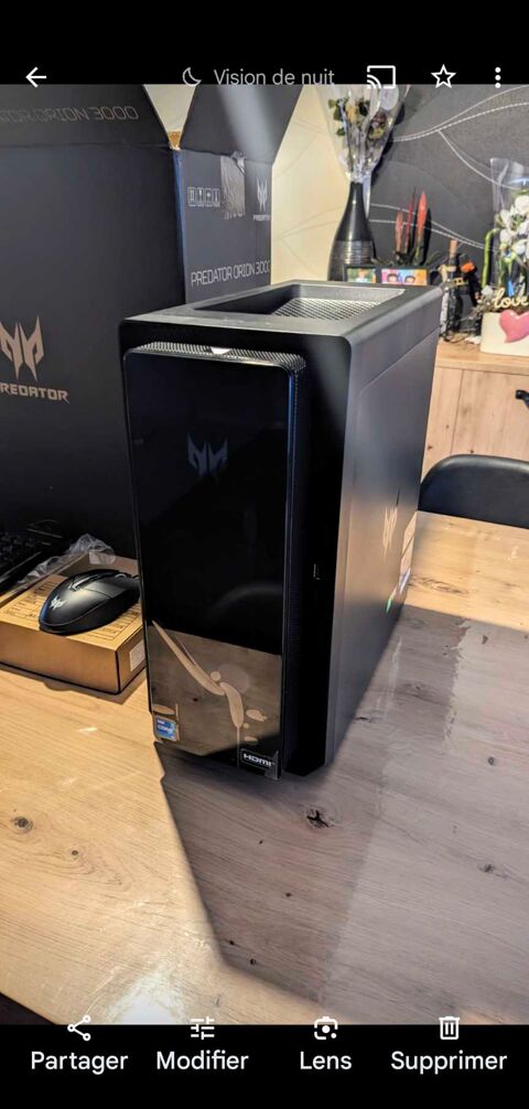 tour gamer acer predator Intel core i5 12400f RtX 3060ti +cran Asus 27pouces 1000 Woustviller (57)