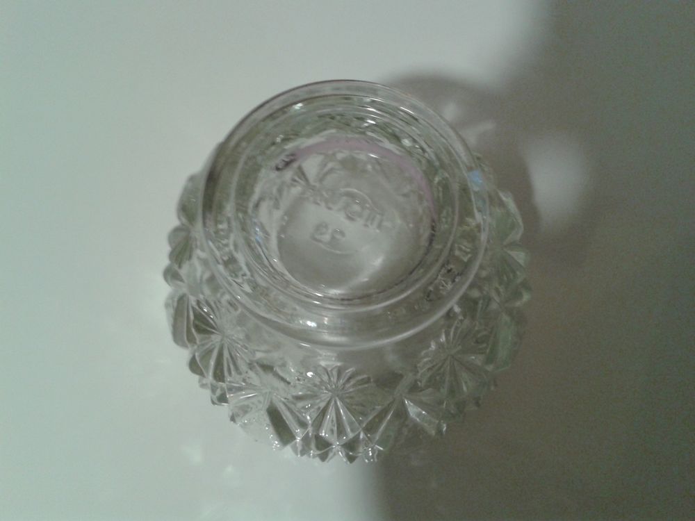 Coupe cristal vintage ann&eacute;es 70/80 AVON 