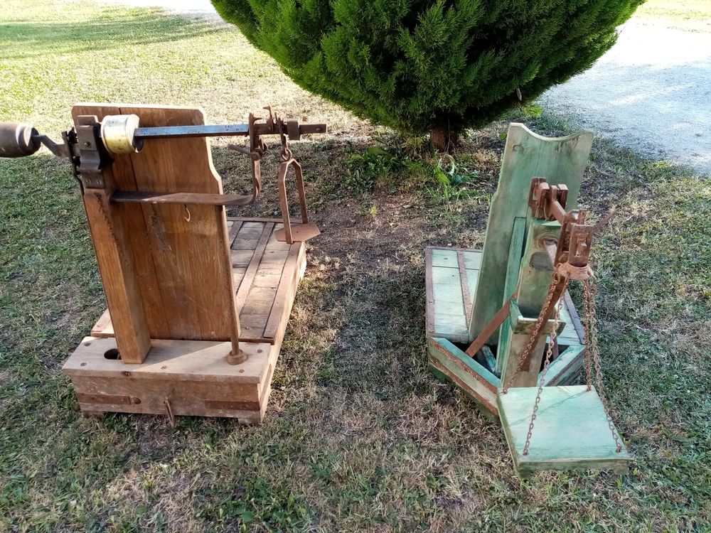 Bascule de ferme ancienne Jardin