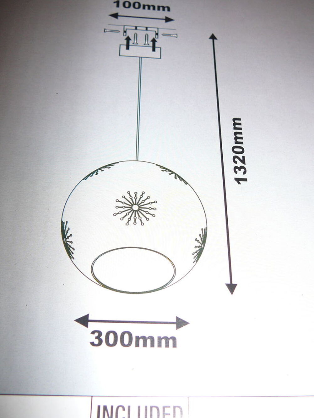 Joli Luminaire suspension neuf Décoration